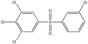 3,4,5-Trichlorophenyl 3-chlorophenyl sulfone Struktur