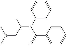 N-[2-(Dimethylamino)-1-methylethyl]benzanilide Struktur