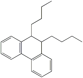 9,10-Dihydro-9,10-dibutylphenanthrene Struktur