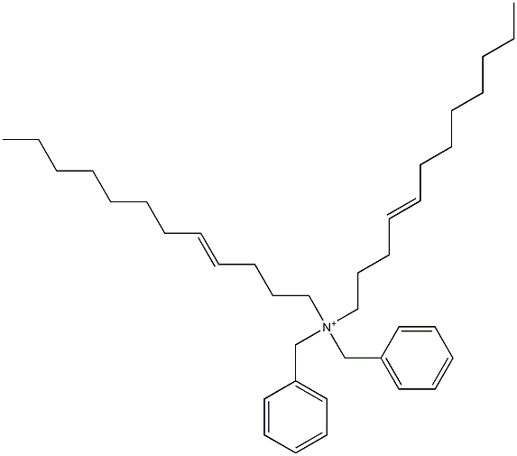 Di(4-dodecenyl)dibenzylaminium Struktur