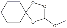 3-Methoxy-1,2,4-trioxaspiro[4.5]decane Struktur