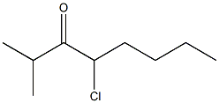 Isopropyl 1-chloropentyl ketone Struktur