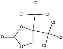 2-Oxo-4-(trichloromethyl)-4-(trichloromethyl)-1,3-dioxolane Struktur