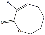 3-Fluoro-1-oxacycloocta-3-en-2-one Struktur