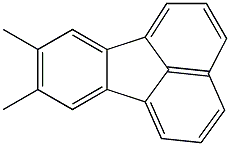 8,9-Dimethylfluoranthene Struktur