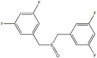 3,5-Difluorophenyl(methyl) sulfoxide Struktur