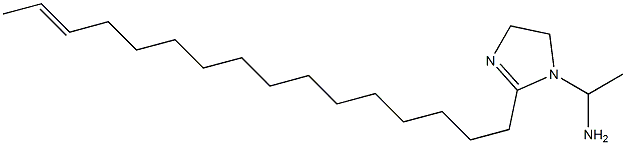 1-(1-Aminoethyl)-2-(14-hexadecenyl)-2-imidazoline Struktur