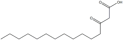 3-Oxopentadecanoic acid Struktur