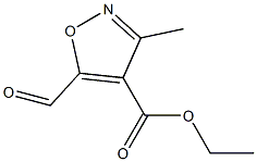 3-Methyl-5-formylisoxazole-4-carboxylic acid ethyl ester Struktur