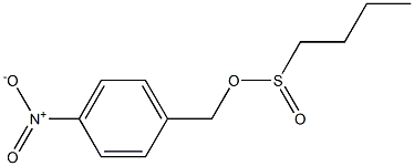 Butane-1-sulfinic acid 4-nitrobenzyl ester Struktur