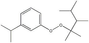 3-Isopropylphenyl 1,1,2,3-tetramethylbutyl peroxide Struktur