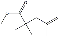 2,2,4-Trimethyl-4-pentenoic acid methyl ester Struktur