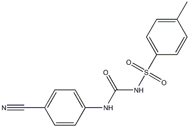 1-(4-Cyanophenyl)-3-tosylurea Struktur