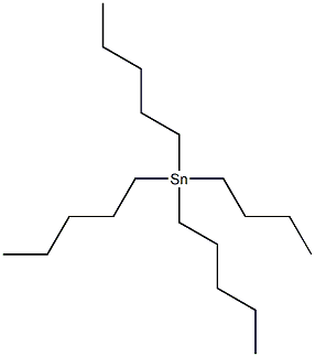 Butyltripentyltin(IV) Struktur