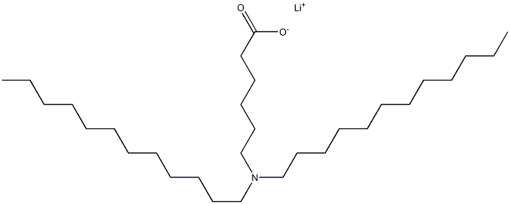 6-(Didodecylamino)hexanoic acid lithium salt Struktur