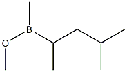 (1,3-Dimethylbutyl)(methyl)(methoxy)borane Struktur