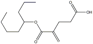 1-Butene-2,4-dicarboxylic acid 4-octyl ester Struktur