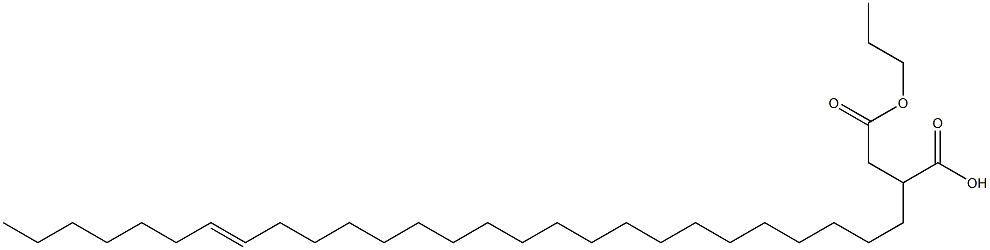 2-(20-Heptacosenyl)succinic acid 1-hydrogen 4-propyl ester Struktur