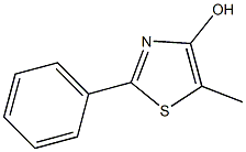 5-Methyl-2-phenylthiazol-4-ol Struktur