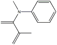 N-Phenyl-N,3-dimethyl-1,3-butadiene-2-amine Struktur