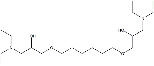 3,18-Diethyl-7,14-dioxa-3,18-diazaicosane-5,16-diol Struktur