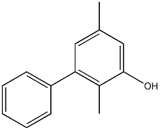 2,5-Dimethyl-3-phenylphenol Struktur