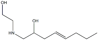 1-[(2-Hydroxyethyl)amino]-4-octen-2-ol Struktur