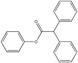 ジフェニル酢酸フェニル 化學(xué)構(gòu)造式