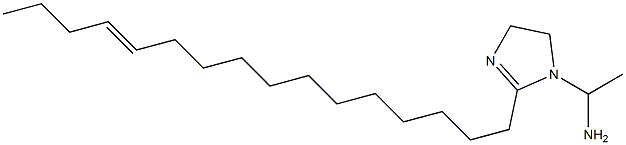 1-(1-Aminoethyl)-2-(12-hexadecenyl)-2-imidazoline Struktur