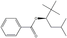 [R,(+)]-2,2,5-Trimethyl-3-hexanol benzoate Struktur