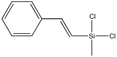 Methyl[(E)-styryl]dichlorosilane Struktur