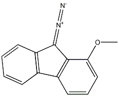 9-Diazo-1-methoxy-9H-fluorene Struktur