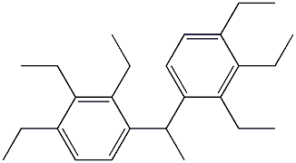 4,4'-Ethylidenebis(1,2,3-triethylbenzene) Struktur