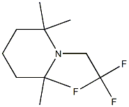 1-(2,2,2-Trifluoroethyl)-2,2,6,6-tetramethylpiperidine Struktur