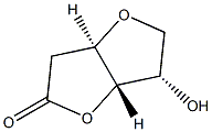 (1S,5R,8S)-8-Hydroxy-2,6-dioxabicyclo[3.3.0]octan-3-one Struktur