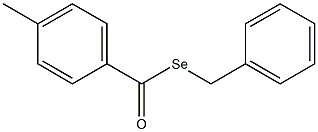 4-Methylselenobenzoic acid Se-benzyl ester Struktur