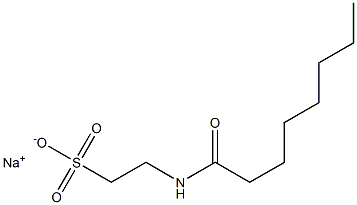 N-Octanoyltaurine sodium salt Struktur