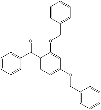 2,4-Bis(benzyloxy)benzophenone Struktur