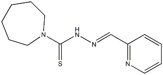 Hexahydro-N'-(2-pyridylmethylene)-1H-azepine-1-carbothiohydrazide Struktur