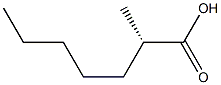 (S)-2-Methylheptanoic acid Struktur