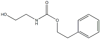 (2-Hydroxyethyl)carbamic acid 2-phenylethyl ester Struktur