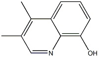 3,4-Dimethyl-8-hydroxyquinoline Struktur