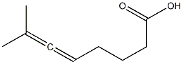 7-Methyl-5,6-octadienoic acid Struktur