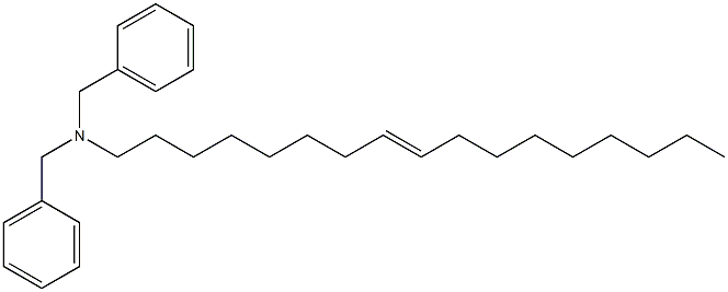 (8-Heptadecenyl)dibenzylamine Struktur