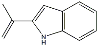 2-(1-Methylethenyl)-1H-indole Struktur