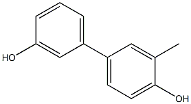 3-Methyl-1,1'-biphenyl-3',4-diol Struktur