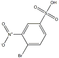 4-Bromo-3-nitro-1-benzenesulfonic acid Struktur