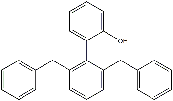 2-(2,6-Dibenzylphenyl)phenol Struktur