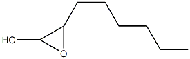 1,2-Epoxyoctan-1-ol Struktur