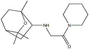 1-[N-(1,8-Epoxy-p-menthan-2-yl)glycyl]piperidine Struktur